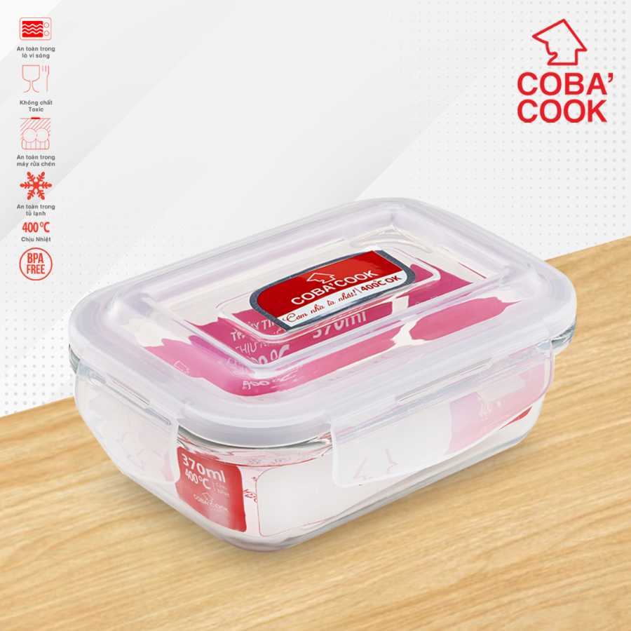 Hộp thủy tinh chịu nhiệt COBA