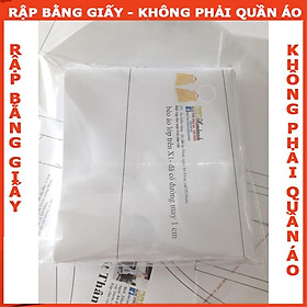 Rập giấy mã 636 (BẢN VẼ) rập may đầm