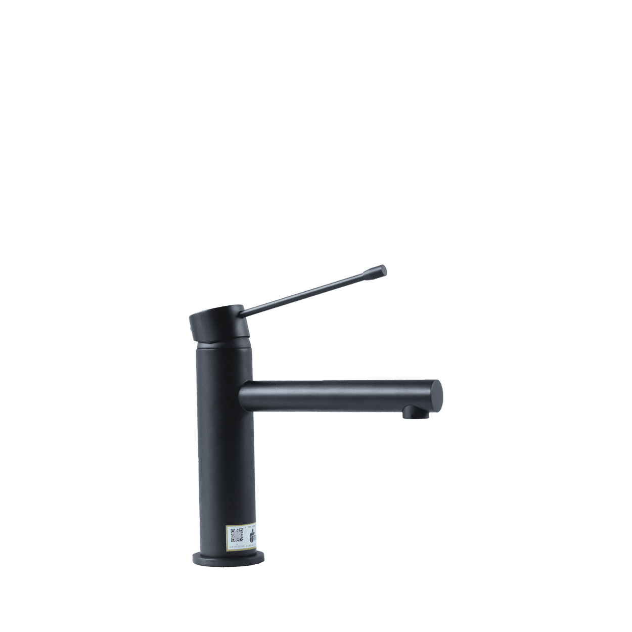 Vòi lavabo nóng lạnh đồng mạ tĩnh điện chân không màu đen Juno sofa Teady VCT- 3001A
