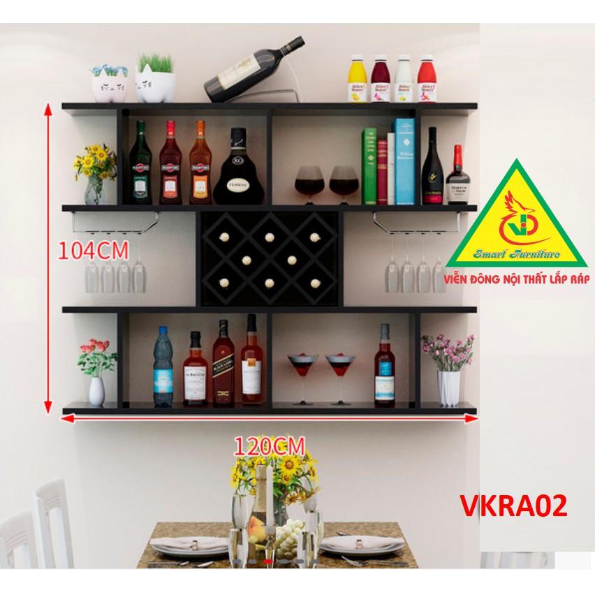 Kệ trang trí treo tường VKRA02 - Nội thất lắp ráp