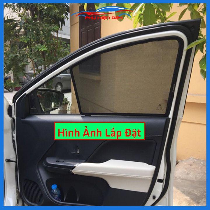 Bộ 4 rèm chắn nắng nam châm Rush 2019-2020 khung cố định chống tia UV