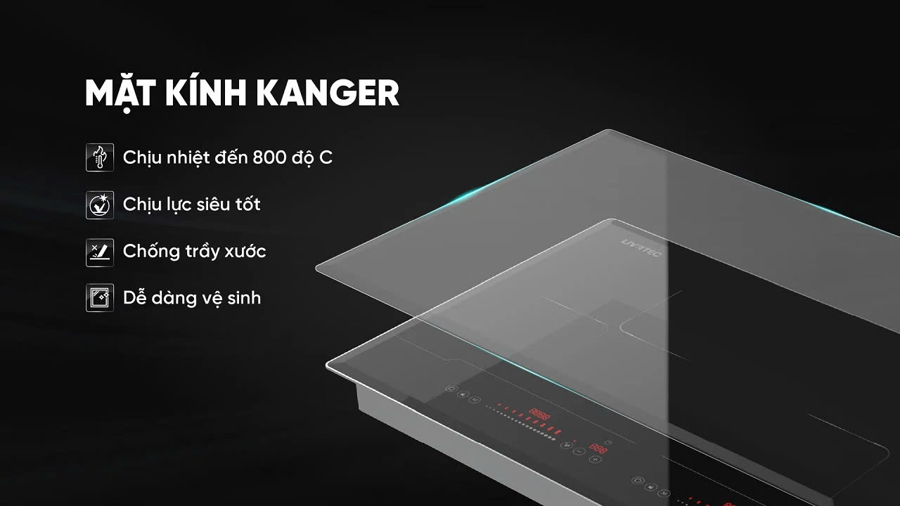 Bếp điện từ đôi Livotec LID-888 4.000W 9 mức công suất - Miễn phí vận chuyển toàn quốc - Bảo hành 24 tháng - Hàng chính hãng
