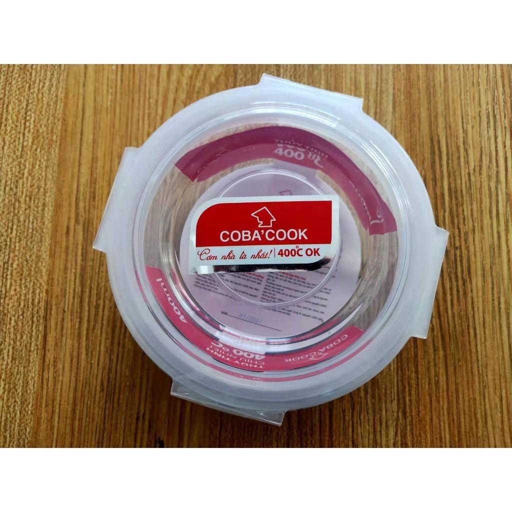 Bộ 3 hộp thủy tinh COBA