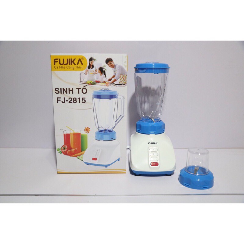 Máy Xay Sinh Tố 2 Cối Nhựa FUJIKA FJ-2815 - Hàng Chính Hãng