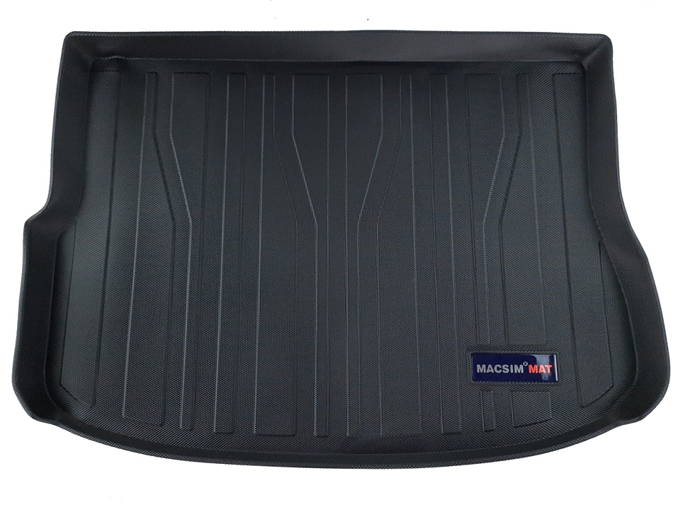 Thảm lót cốp xe ô tô LAND ROVER EVOQUE 2011-2015 nhãn hiệu Macsim chất liệu TPV cao cấp màu đen (086)