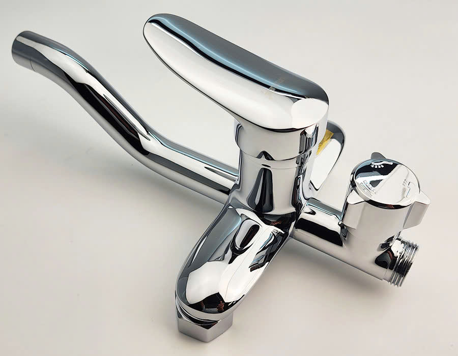 Cây sen nóng lạnh Đồng mạ Chrome Eurolife EL-SC928 (Trắng bạc)