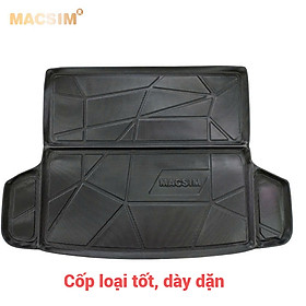 Thảm lót cốp xe ô tô Mitsubishi G4 2016 - nay nhãn hiệu Macsim chất liệu TPV cao cấp màu đen