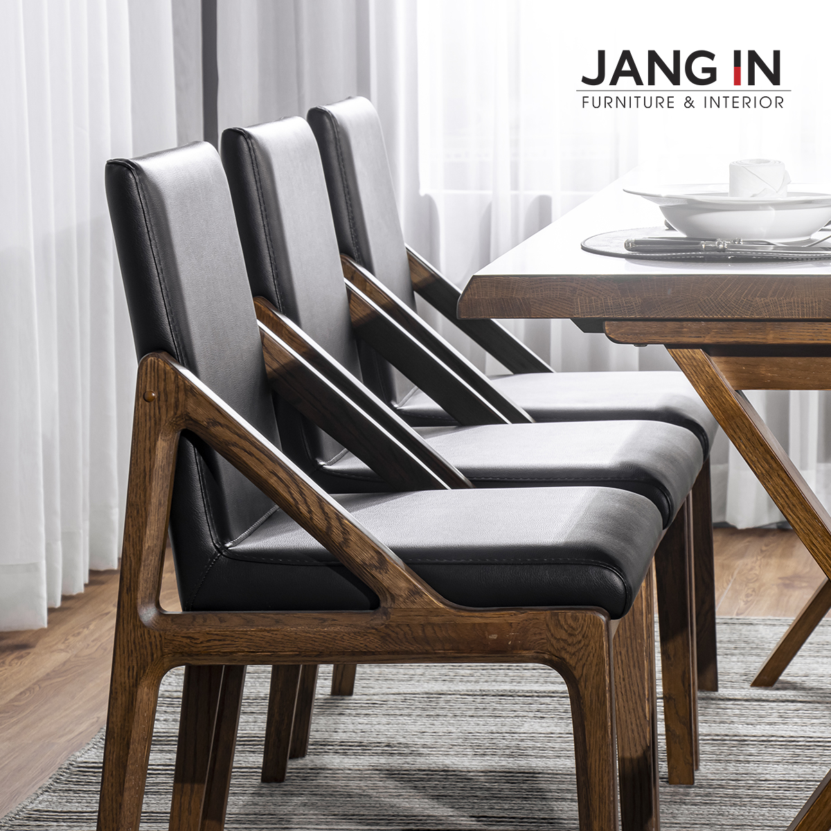 Bộ Bàn Ăn Forest 6 Chỗ Ghế 3 + Ghế Dài Jang In