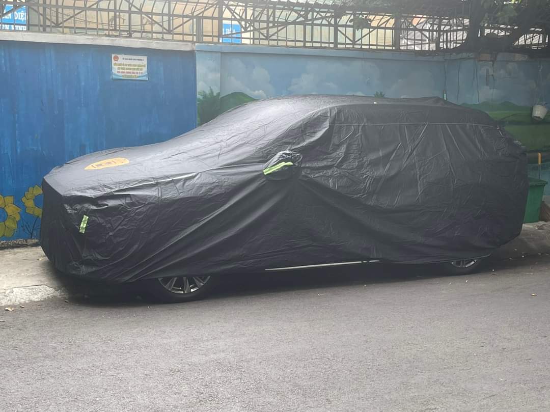 Bạt phủ ô tô BMW X6 chất liệu Polyester - màu đen cao cấp MACSIM màu đen - sử dụng trong nhà và ngoài trời