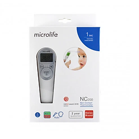 Nhiệt kế hồng ngoại đo trán Microlife bảo hành 2 năm chính hãng NC200 không cần bấm