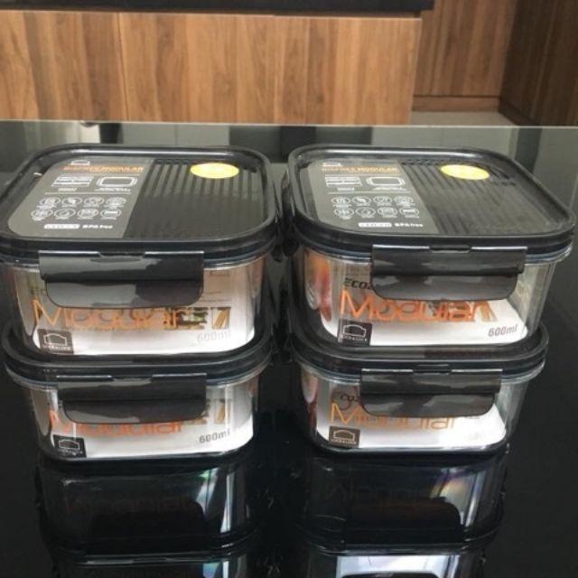 Hộp Bảo Quản Thực Phẩm Bằng Nhựa Tritan Cao Cấp Dung Tích 2,1 lít; 3,5 lít; 4,8 lít LBF406, LBF407, LBF408 (cam kết hàng chính hãng)