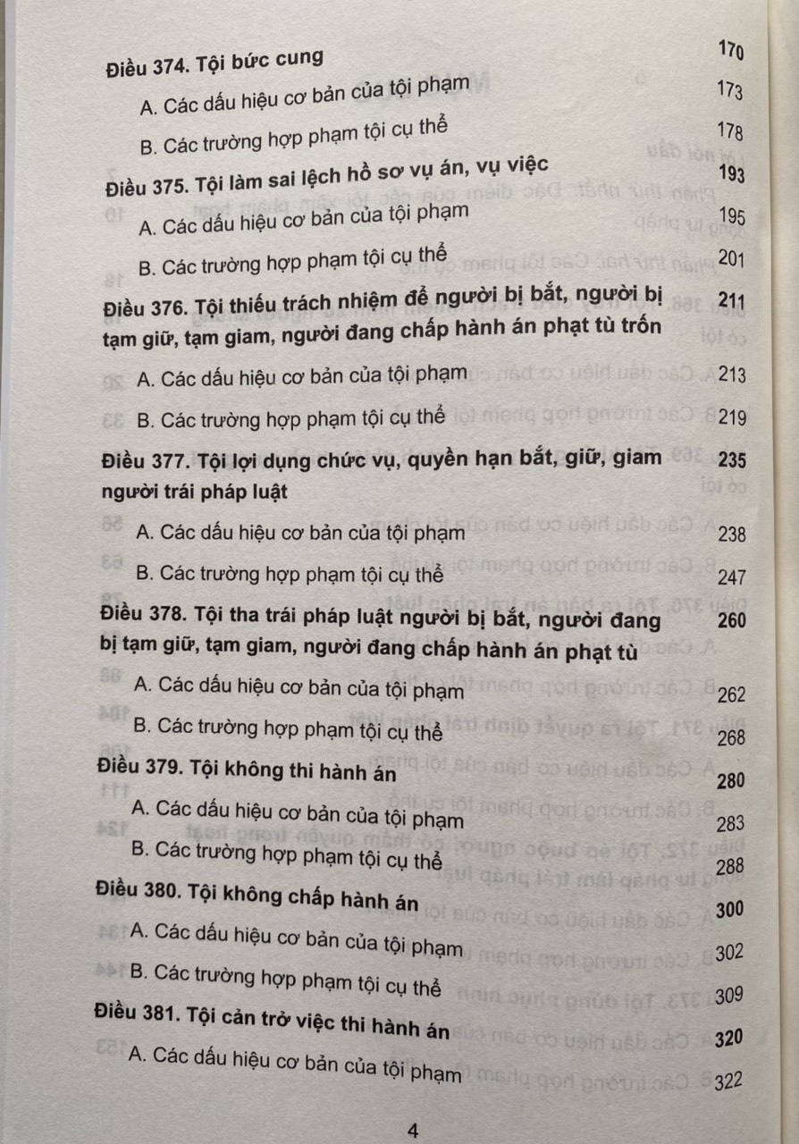Bình Luận Khoa Học Bộ Luật Hình Sự năm 2015 ( Phần Thứ Hai – Các Tội Phạm ) Chương XXIV Các Tội Hoạt Động Tư Pháp