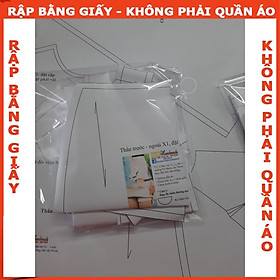 Rập giấy đầm bút chì mã 1267 (BẢN VẼ)