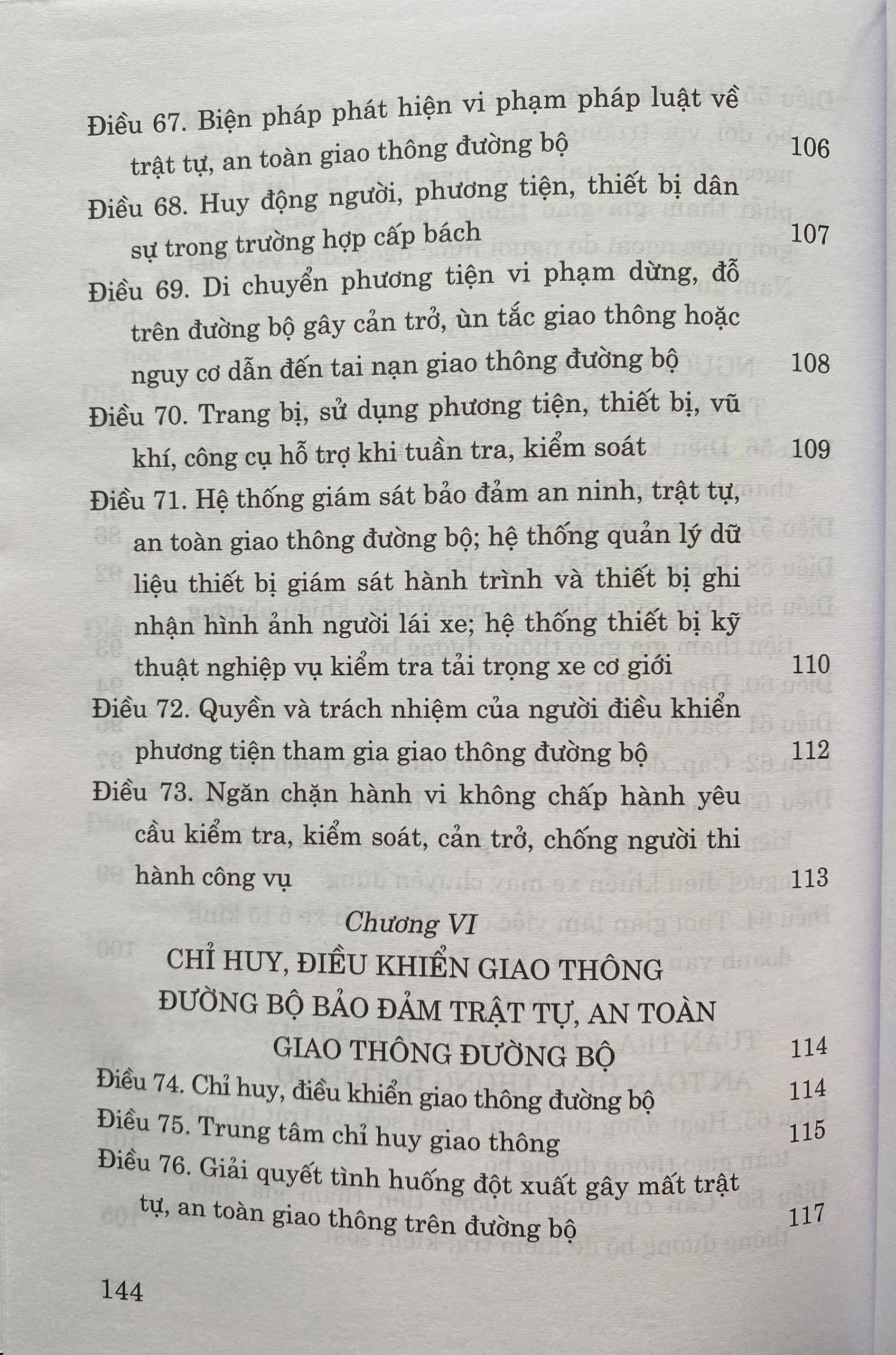 Luật Trật Tự, An Toàn Giao Thông Đường Bộ Năm 2024