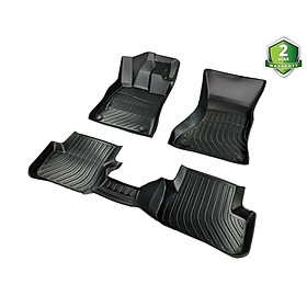 Thảm lót sàn xe ô tô Audi S4 2009-2016 Nhãn hiệu Macsim chất liệu nhựa TPE cao cấp màu đen