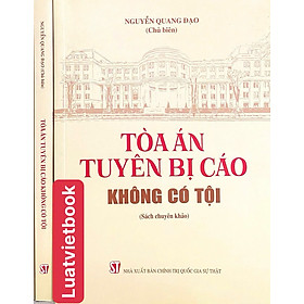 Toà Án Tuyên Bị Cáo Không Có Tội 