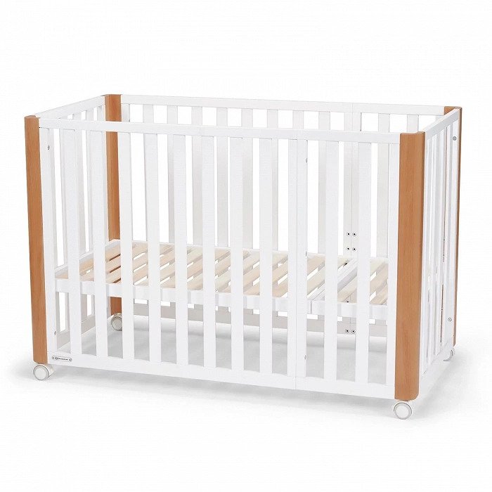 GIƯỜNG CŨI/ NÔI CŨI ĐA NĂNG 2 TRONG 1 (KHÔNG CÓ PHỤ KIỆN NỆM) DÀNH CHO BÉ TỪ 0 THÁNG TUỔI NICO KINDERKRAFT - HÀNG CHÍNH HÃNG