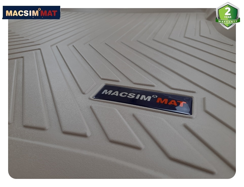 Thảm lót cốp xe ô tô TOYOTA YARIS 2013- 2017 nhãn hiệu Macsim chất liệu TPV cao cấp màu đen(285)