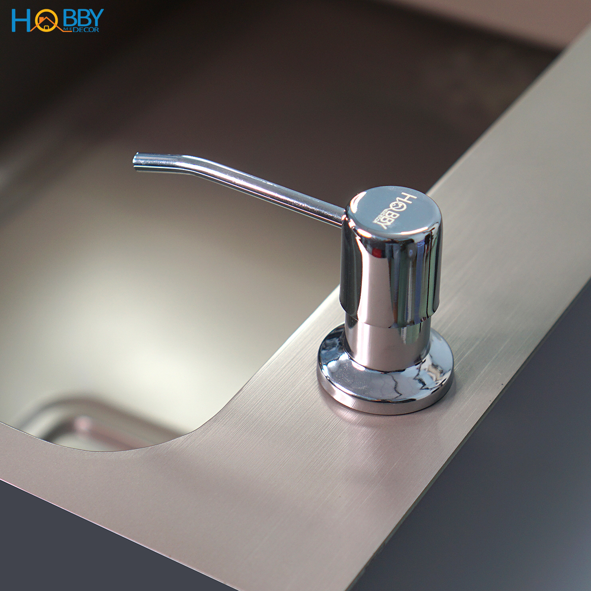 Vòi bơm hút nước rửa chén inox 304 bóng cao cấp Hobby Home Decor NRC5