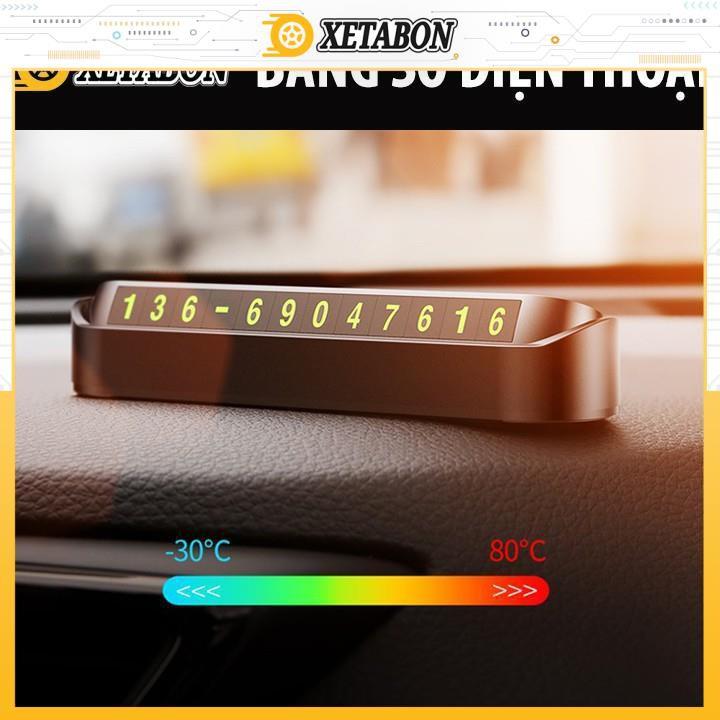 Bảng số điện thoại đặt táp lô khi đỗ xe - Hiển thị thông tin cho người lạ liên hệ khi có việc