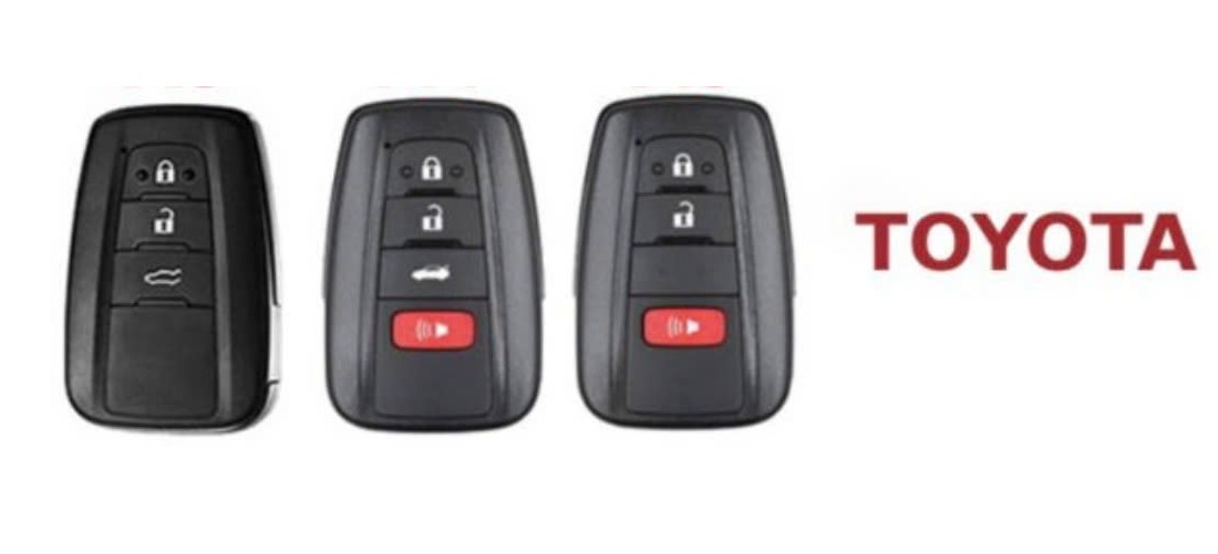 Bao da ép phom Handmade bọc chìa khóa xe ô tô TOYOTA da cá sấu sang trọng