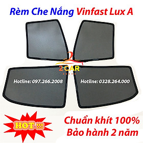 RÈM CHE NẮN XE VINFAST LUX A LOẠI 2 RÈM CHẮN NẮNG NAM CHÂM CHO XE Ô TÔ, BỘ 4 TẤM, CÓ NAM CHÂM