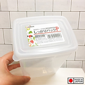 Hộp bảo quản thực phẩm Nakaya 1300ml, có nắp mềm giúp bảo quản thực phẩm sạch sẽ - nội địa Nhật Bản 