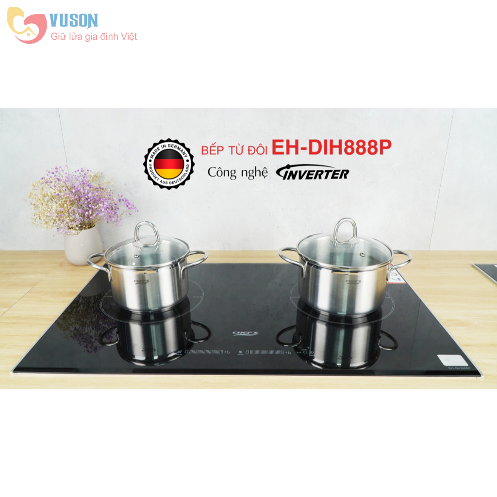 Bếp từ đôi Chefs EH-DIH888P - Hàng chính hãng