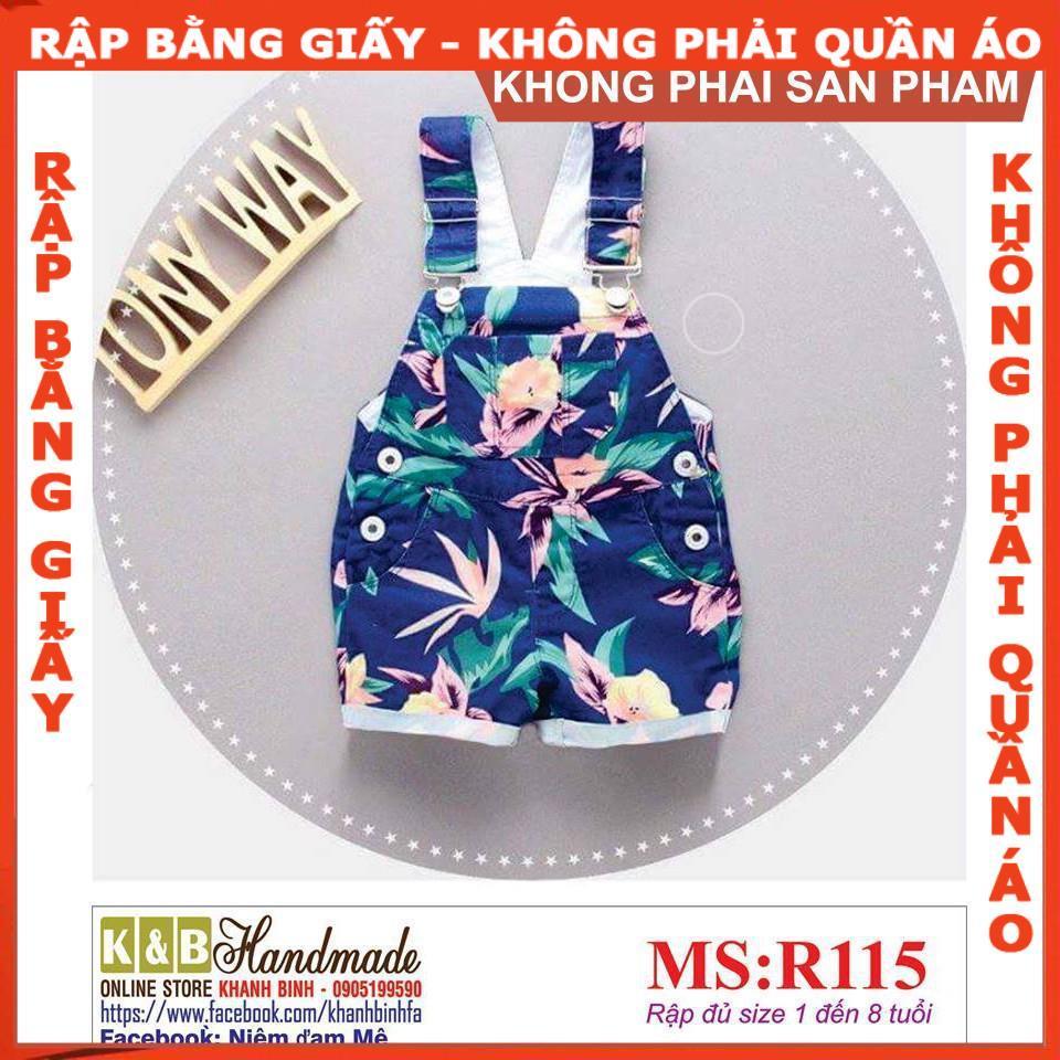 Rập giấy mã R115 quần (BẢN VẼ)