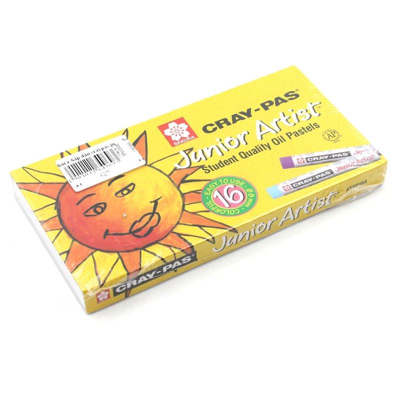 Sáp Dầu Sakura Craypas Junior Artist 16 Màu