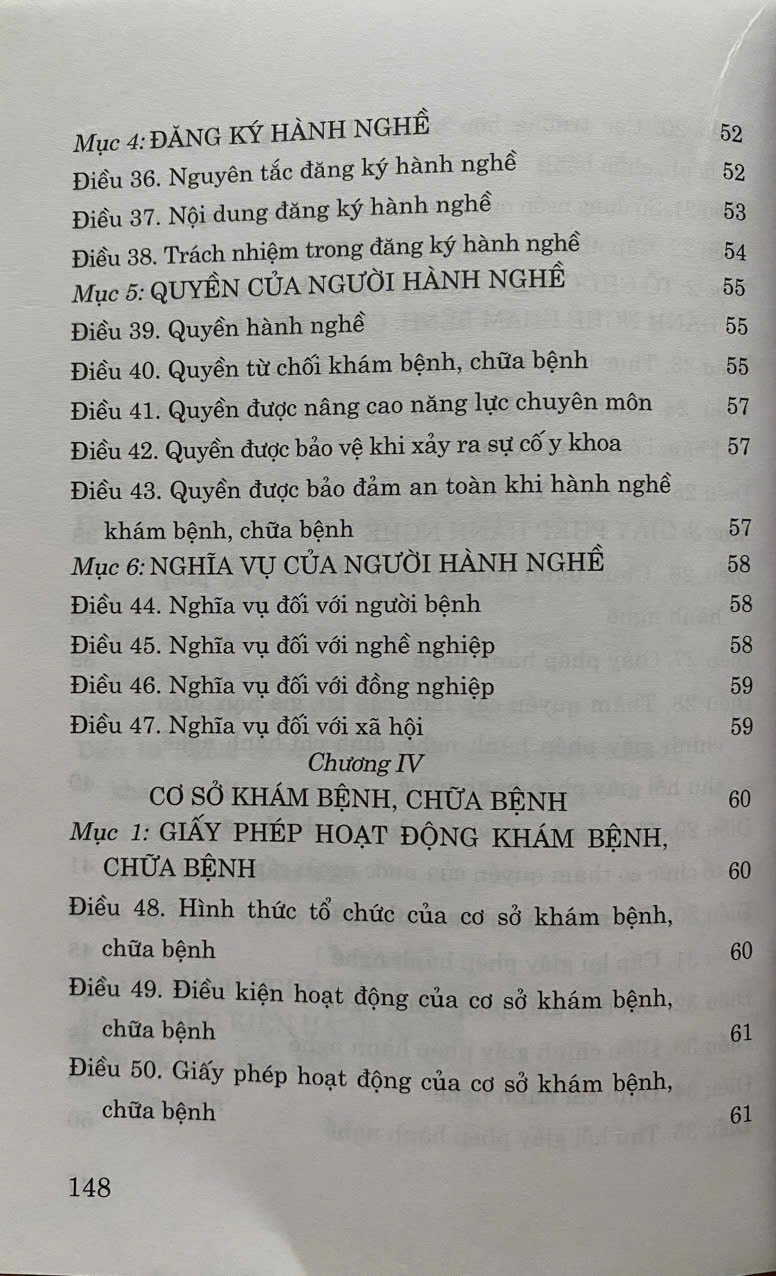 Luật Khám Bệnh, Chữa Bệnh