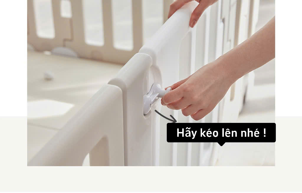 Leaf Babyroom Circle - Hàng rào chắn / Quây cũi nhựa kiểu dáng hình chiếc lá bảo vệ an toàn cho bé Sản Xuất tại Hàn Quốc