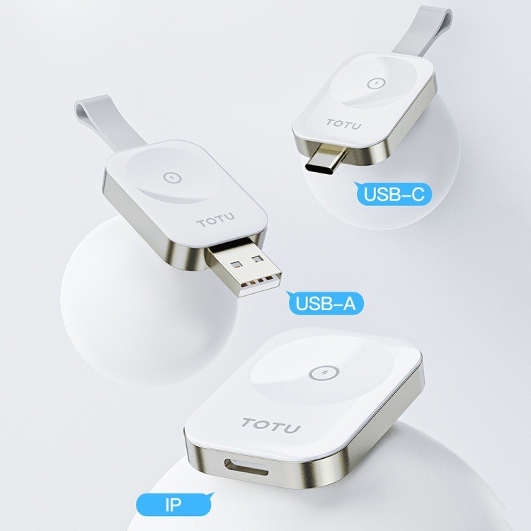 Đế Sạc Không Dây Cho Đồng Hồ Apple Watch Chính Hãng TOTU - Hàng Chính Hãng