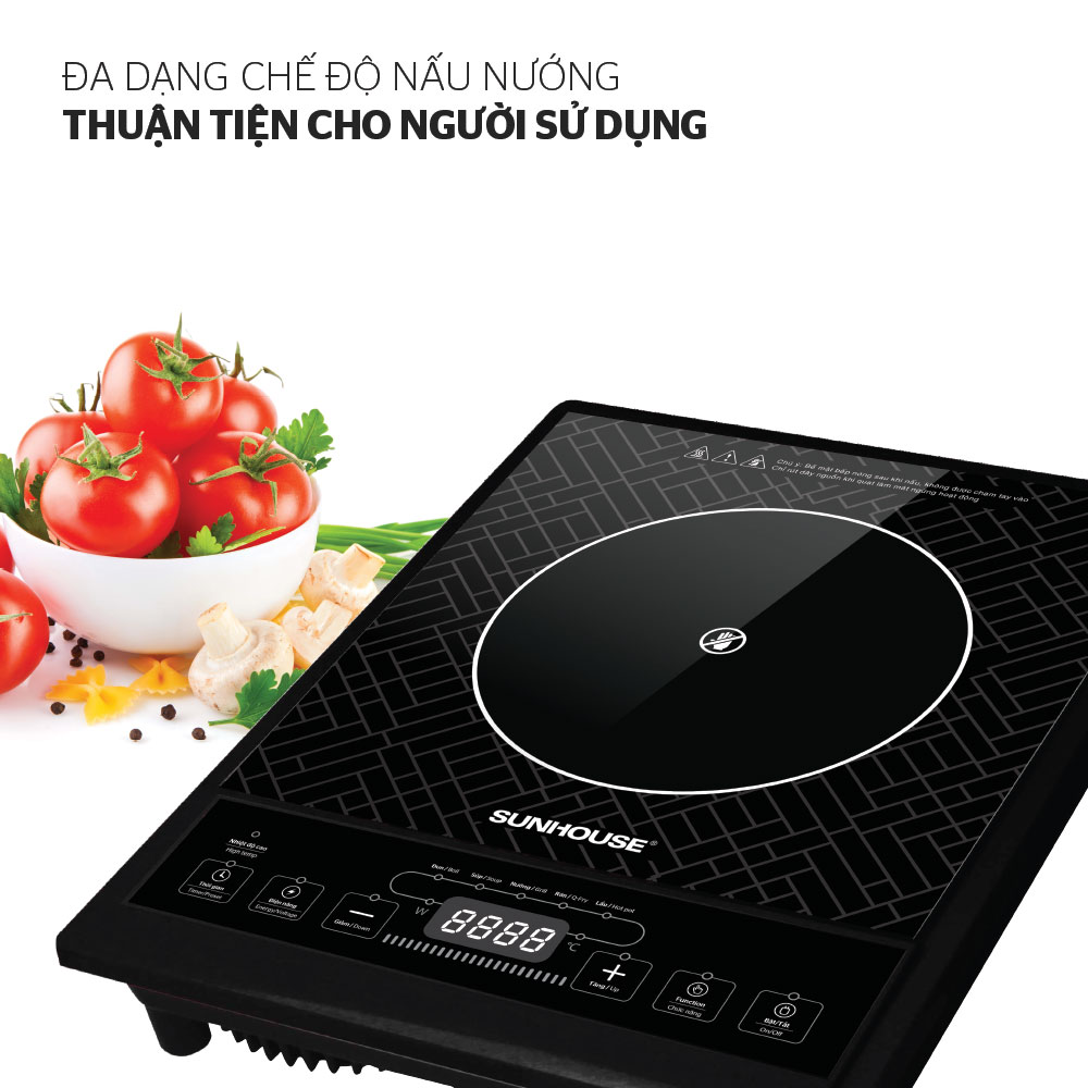 Bếp Hồng Ngoại Sunhouse SHD6011 (2000W) - Đen- hàng chính hãng