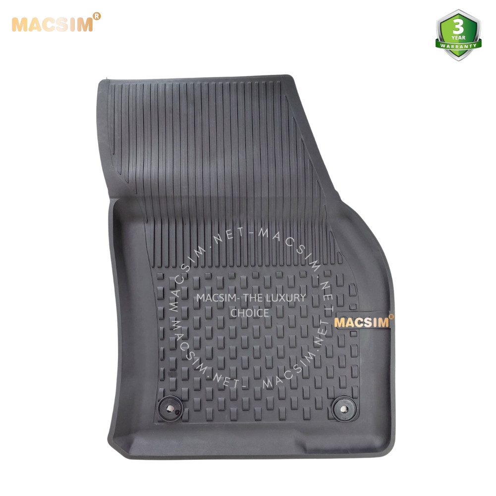Thảm lót sàn ô tô nhựa TPE Silicon Volkswagen Tiguan 2016+ Black Nhãn hiệu Macsim
