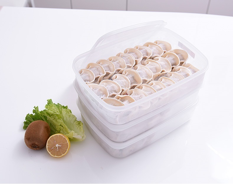 Combo 02 hộp nhựa cao cấp bảo quản thực phẩm Nakaya hình chữ nhật - Nội địa Nhật Bản