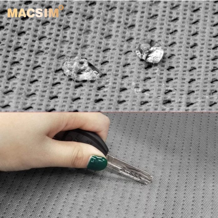 Bạt phủ ô tô chất liệu vải không dệt 3 lớp cao cấp thương hiệu MACSIM cho xe ô tô Mitsubishi Outlander màu ghi