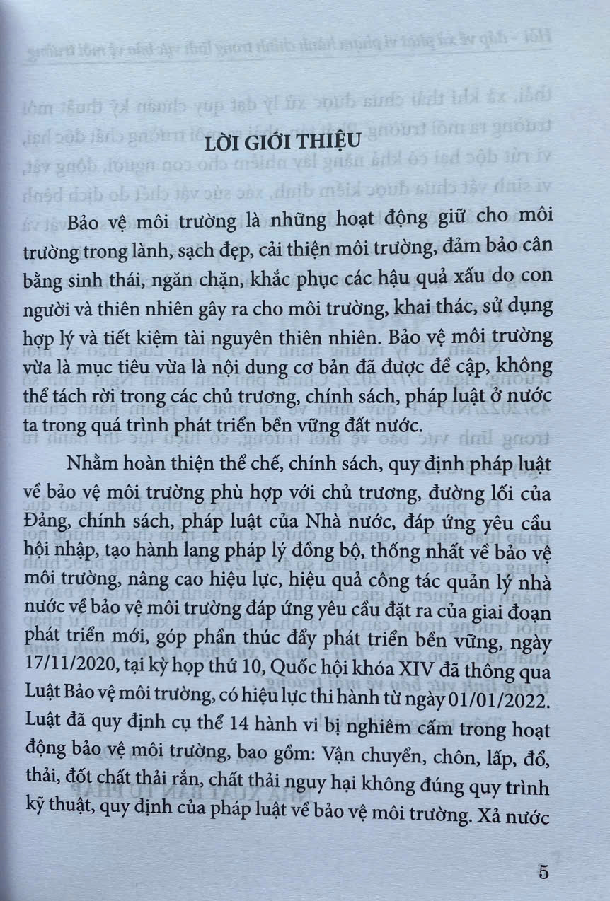 Hỏi - Đáp Về Xử Phạt Vi Phạm Hành Chính Trong Lĩnh Vực Bảo Vệ Môi Trường