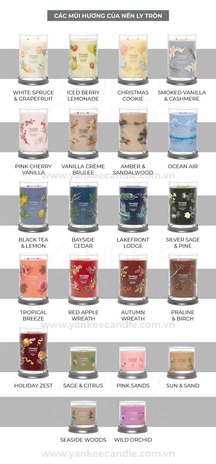 Nến ly tròn sáp đậu nành Yankee Candle size L (567g) - Lakefront Lodge
