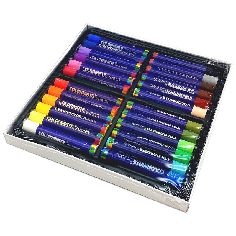 Hộp 24 Bút Sáp Màu Dầu - Colormate 113219