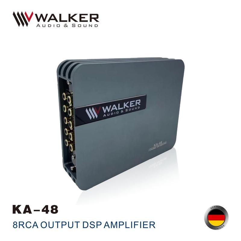 DSP Bộ khuếch đại âm thanh kèm Amply WALKER KA-48 kết nối Bluetooth công suất 240W Amply xe hơi hàng cao cấp của Germany