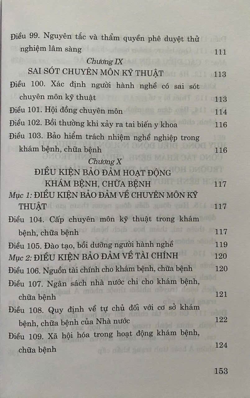 Luật Khám Bệnh, Chữa Bệnh