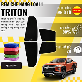 Rèm Che Nắng Xe Mitsubishi Triton Loại 1 Mr Ô TÔ Bảo Hành 24 tháng Cam Kết Chuẩn Khít Theo Xe