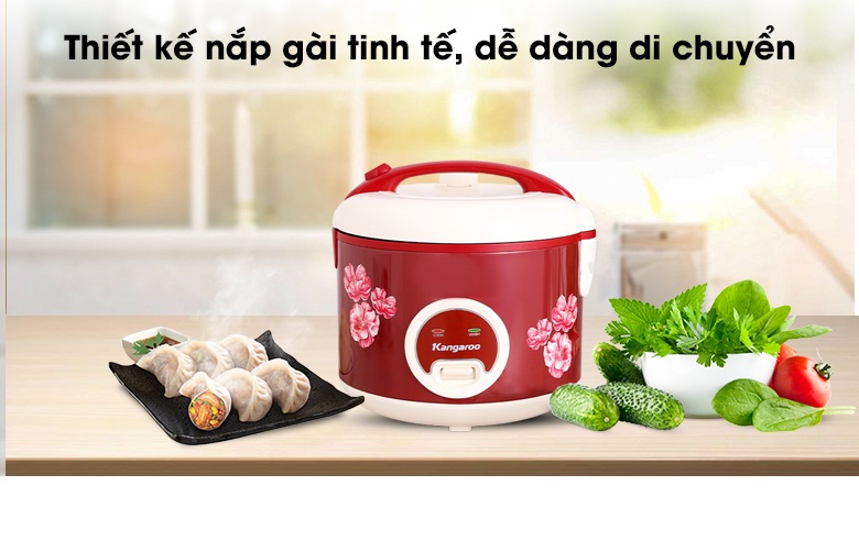 Nồi Cơm Điện Kangaroo KG378H (1.8 lít) - Hàng Chính Hãng