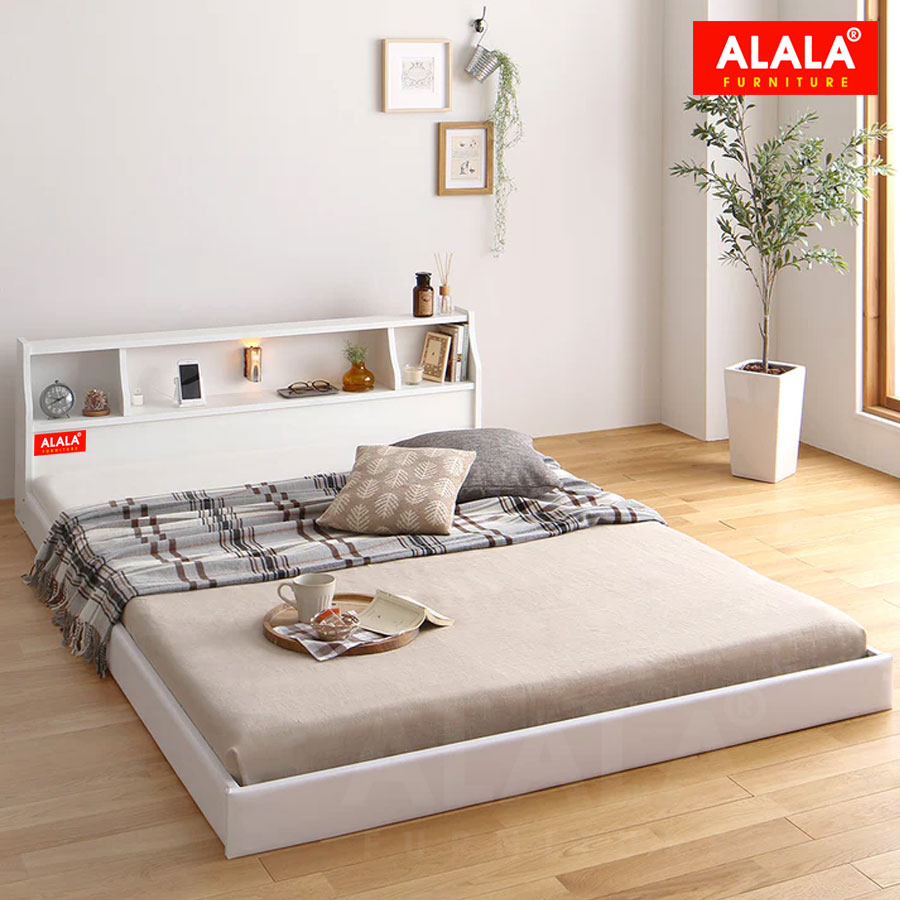 Giường thấp ALALA88 / Miễn phí vận chuyển và lắp đặt tận nơi/ Đổi trả 30 ngày/ Sản phẩm được bảo hành 5 năm từ thương hiệu ALALA/ Chịu lực 700kg