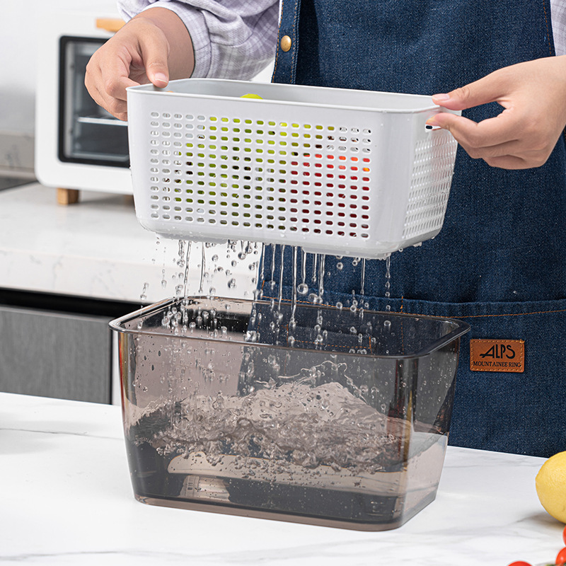 BỘ HỘP KÈM RỔ ĐỂ TỦ LẠNH BẢO QUẢN THỰC PHẨM 2 IN 1 GIẢI PHÁP BẢO QUẢN THÔNG MINH TIỆN LỢI CAO CẤP