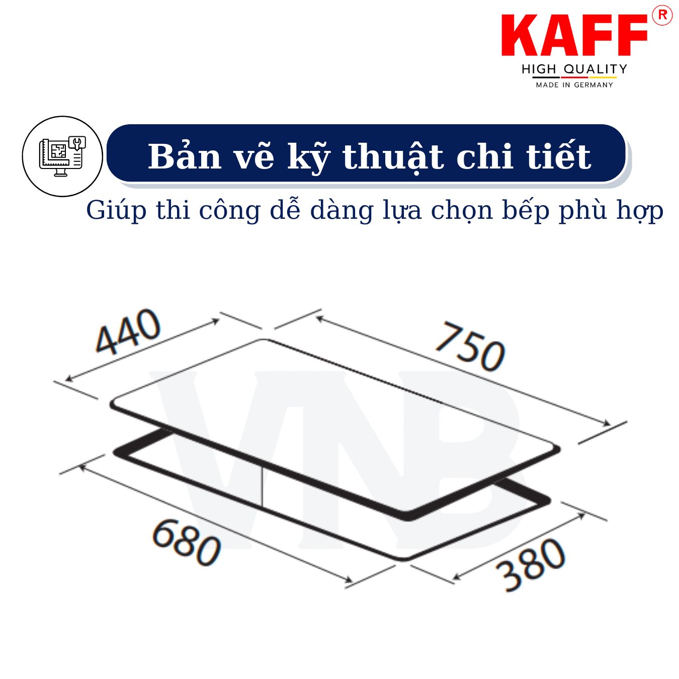 Bếp ga KAFF KF- 228 - Hàng chính hãng