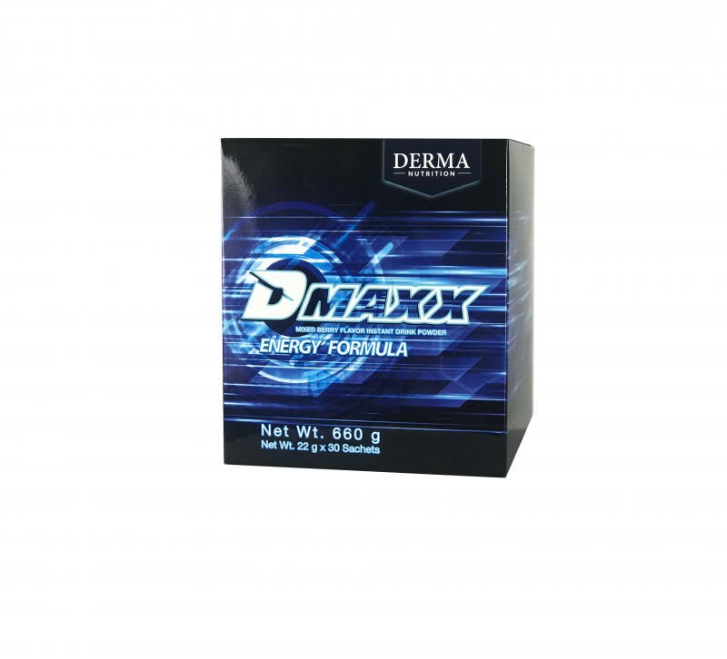 DMAXX thức uống bổ sung vitamin năng lượng có đường DAMODE 15 gói dùng thử màu xanh