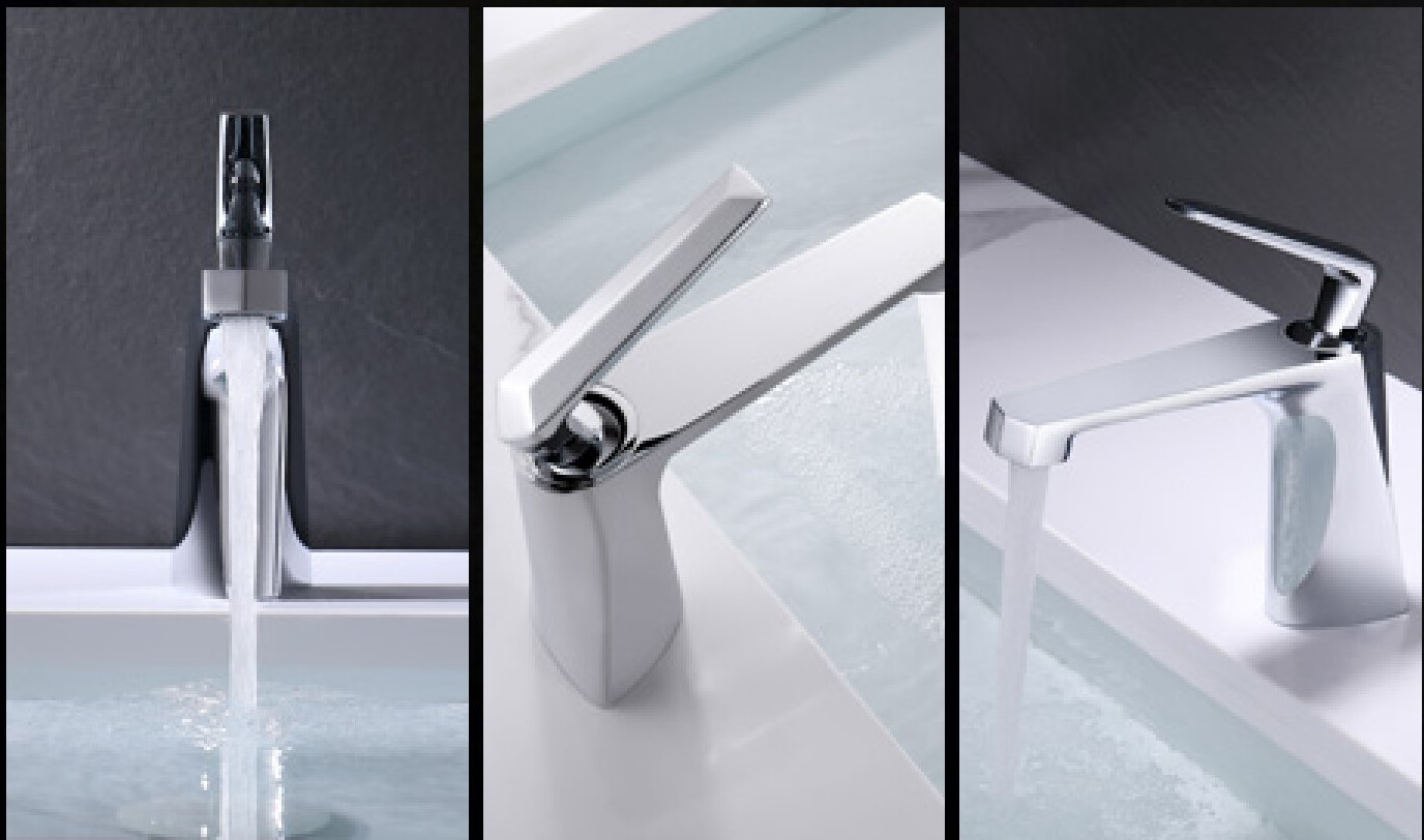 VÒI LAVABO ĐỒNG THAU NÓNG LẠNH EUROVINTO CAO CẤP MÃ V6