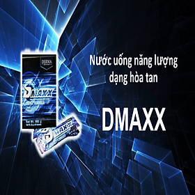 DMAXX thức uống bổ sung vitamin năng lượng có đường DAMODE 30 gói dùng thử màu xanh
